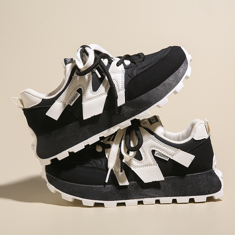 Women Thick-soled Shoes Popular Korean Version Athleisure Sports Shoes Running Shoes Sneakers Free shipping