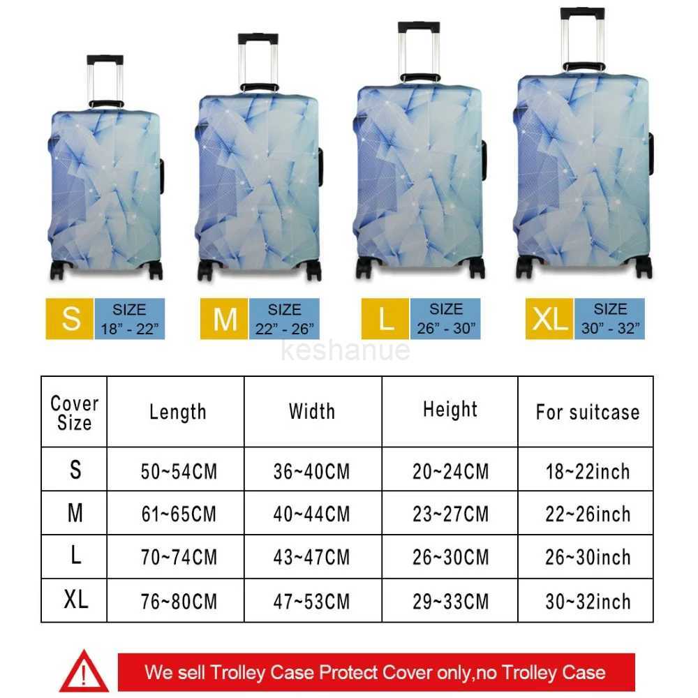 Pet Kitten Cat Pattern Elastic Luggage Protective Cover Zipper Suit For 18-32 inch Trunk Case Travel Suitcase Covers BagsXJ240723