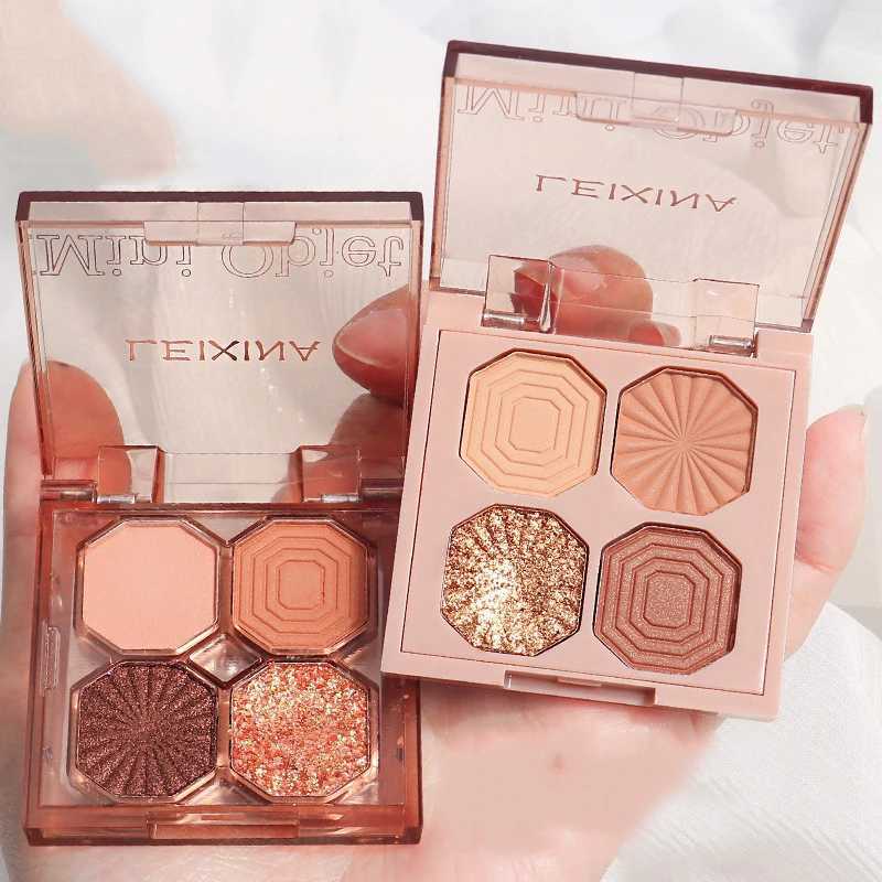 4-color mini size eye shadow tray elegant glitter sequins eye shadow tray Christmas Halloween eye shadow makeupW240730