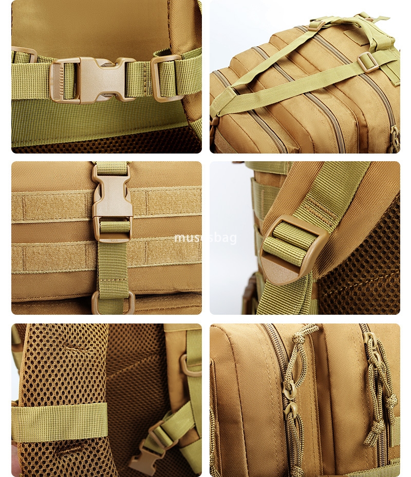 Outdoor army camouflage backpack special combat multi-functional mountaineering sports travel large capacity men's camping tactical backpack