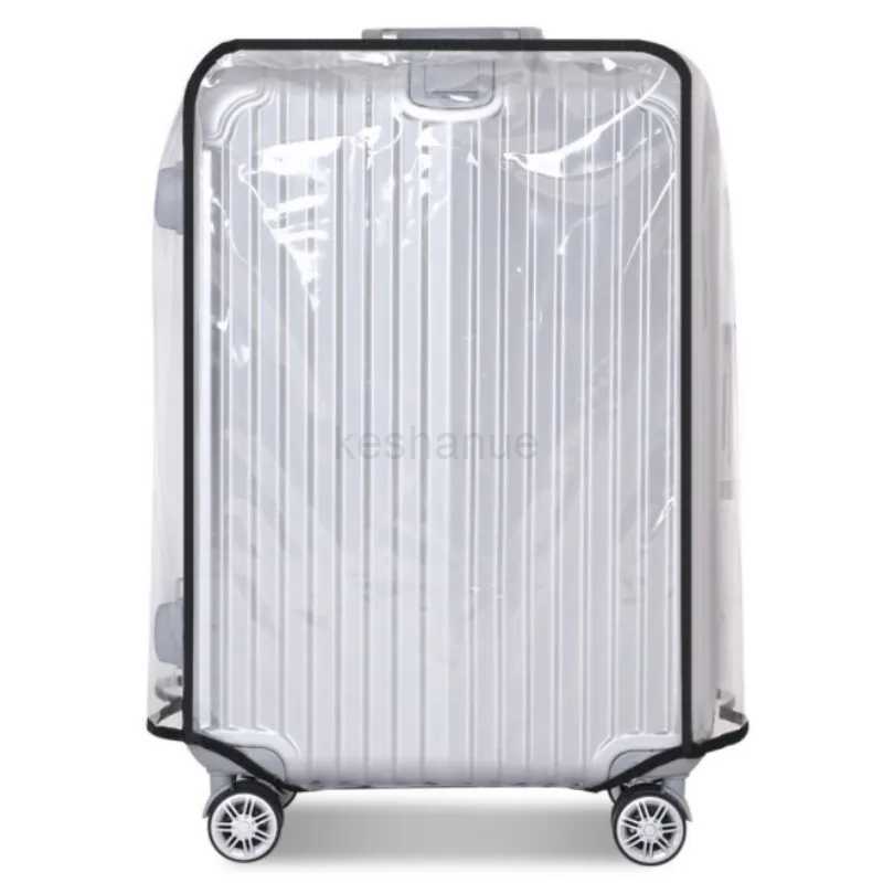 Transparent PVC Luggage Cover Waterproof Trolley Suitcase Dust Cover Dustproof Travel Accessories Travel OrganizerXJ240723