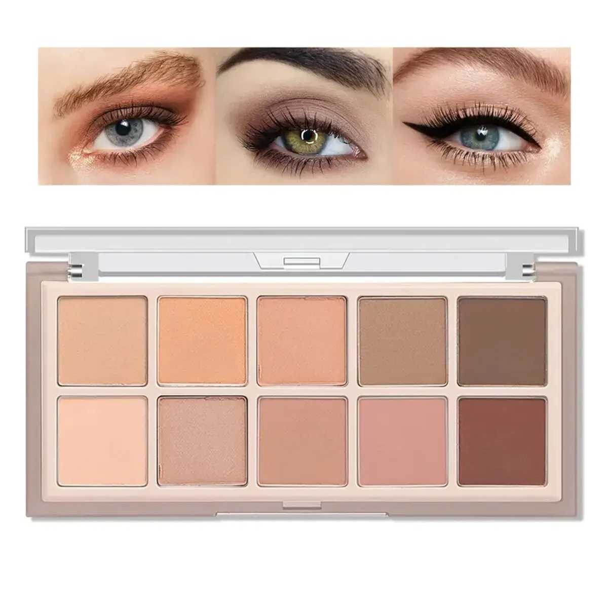 DIKALU Ten Color Makeup Board eye shadow Board powder blusher Outline Highlights Earth Color Matte New InsW240730