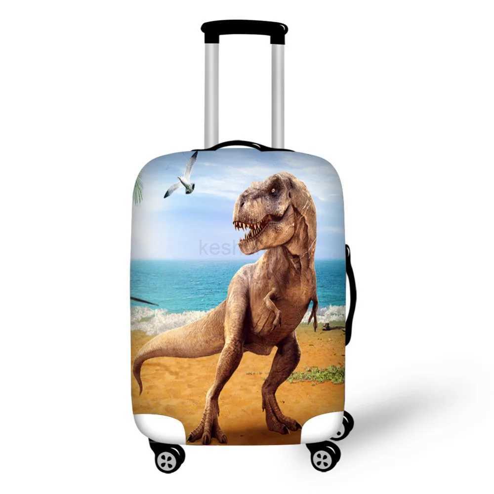 luggage travel suitcase Cover dinosaur Prints luggage Protective Cover Elastic Travel Accessories Trolley Case Cover With ZipperXJ240723
