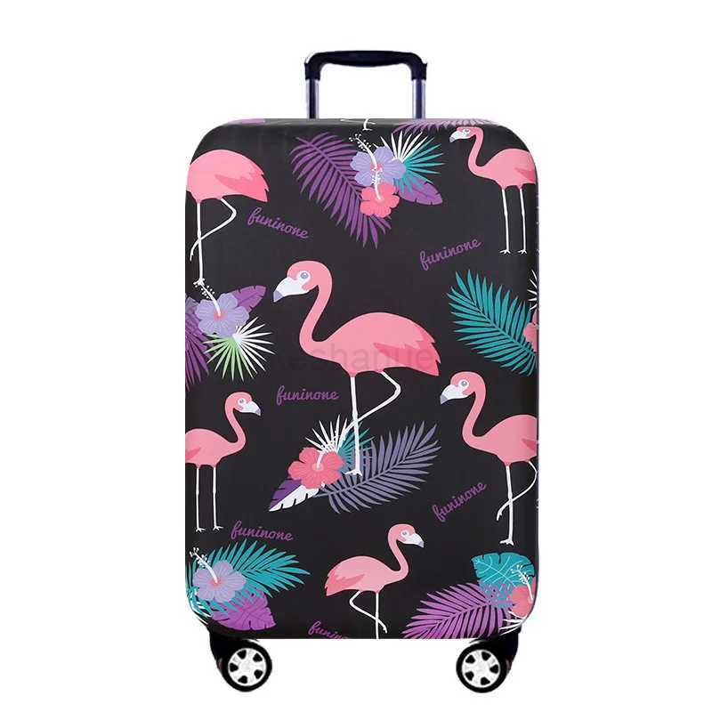 Luggage Cover Protector Dustproof Trolley Case Flamingo Cartoon Animal Travel Accessories Suitcase Cover Elastic ProtectiveXJ240723