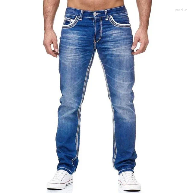 2025 S Fashion Designer Men S Jeans In Men Washed No Hole Jean Spring Summer Boyfriend Streetwear Loose Cacual Designer Long Denim Pants Trousers