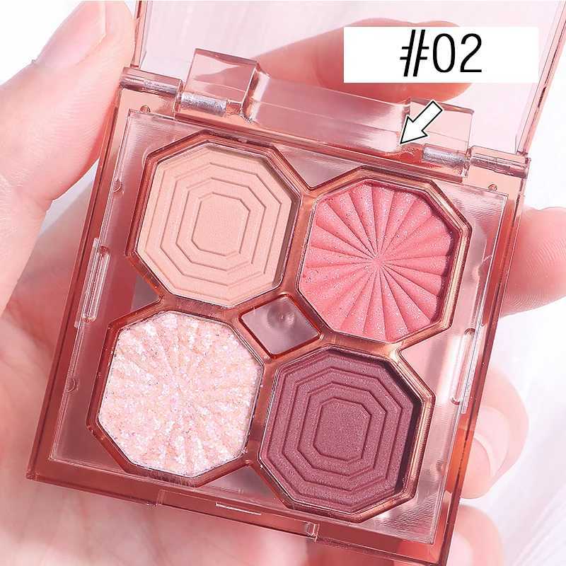 Mini eye shadow Palette Shining Korean eye shadow Panel Rare Beauty Girl Original Cheap Makeup Female Matte Naked ShadowW240730