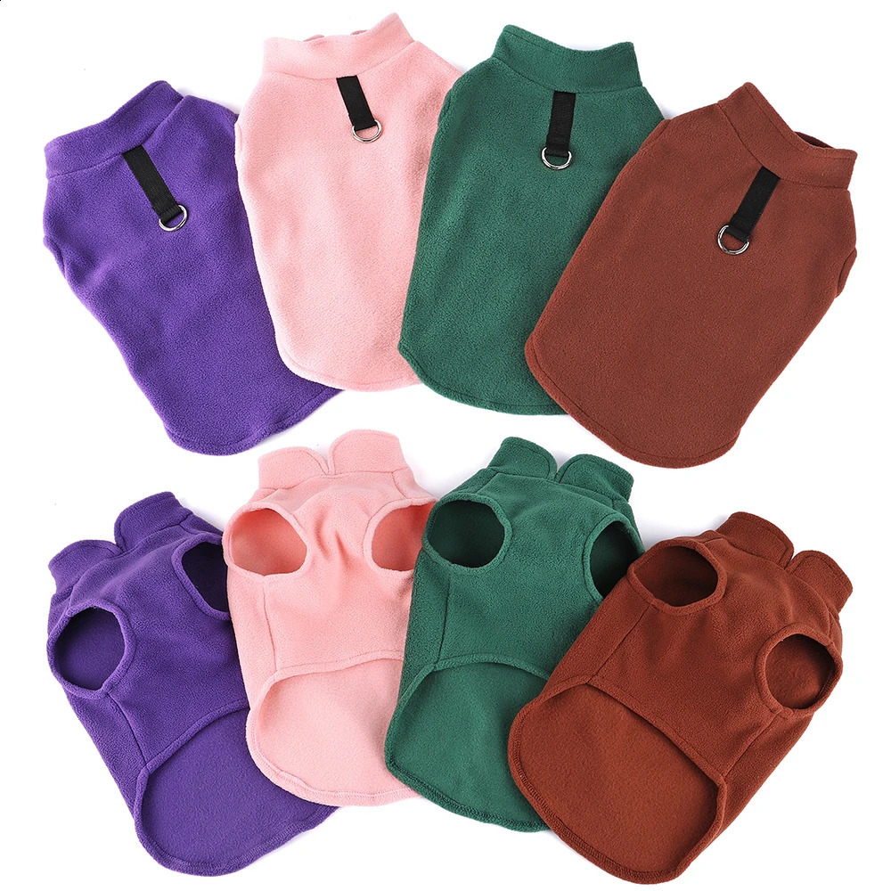 Warm Clothes Soft Fleece Cat Dogs Clothing Pet Puppy Winter Vest Costume For Small Medium Dog Cats Chihuahua Yorkie 240722 Free shipping