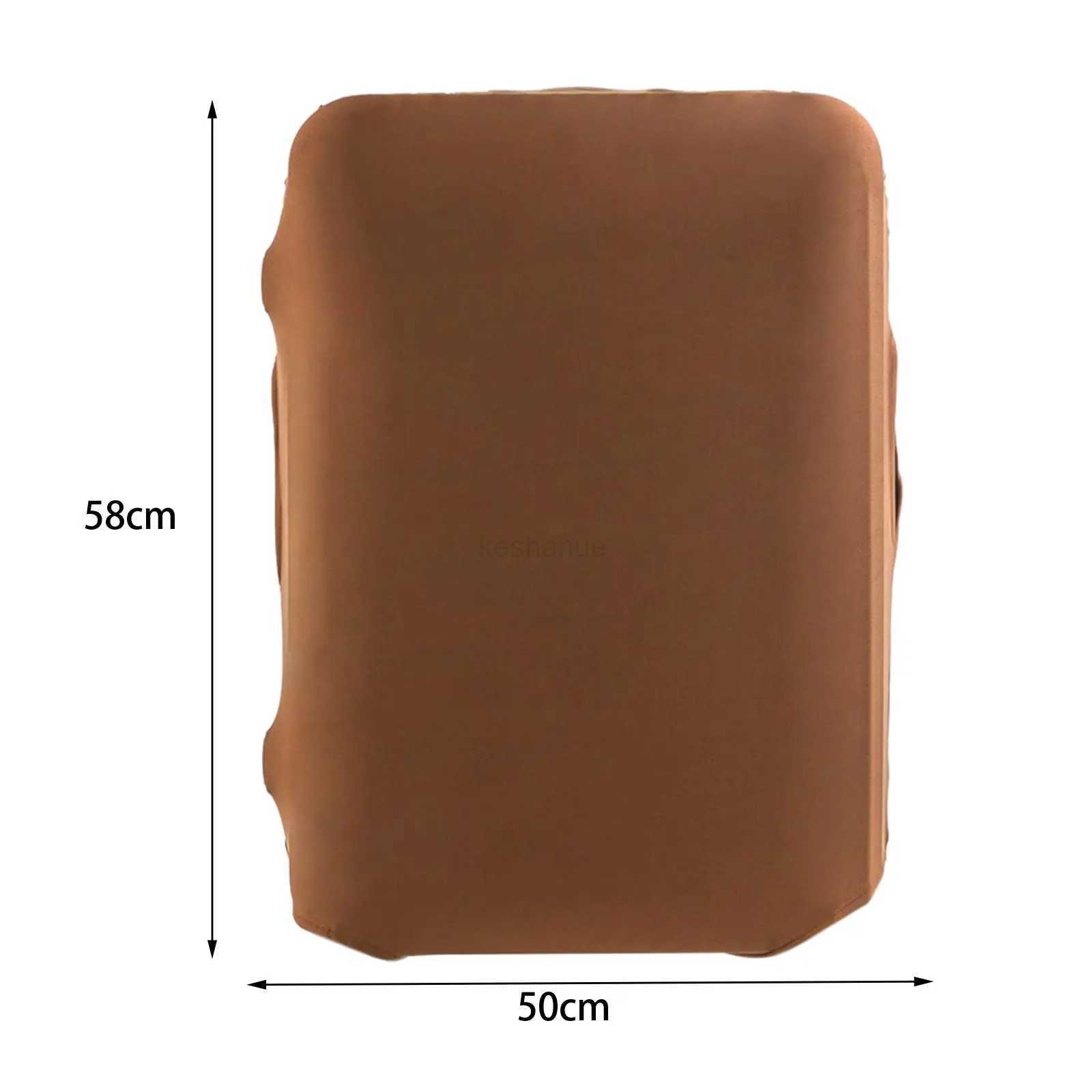 Luggage Cover Elastic Suitcase Cover Brown Sturdy Flexible and Soft WashableXJ240723