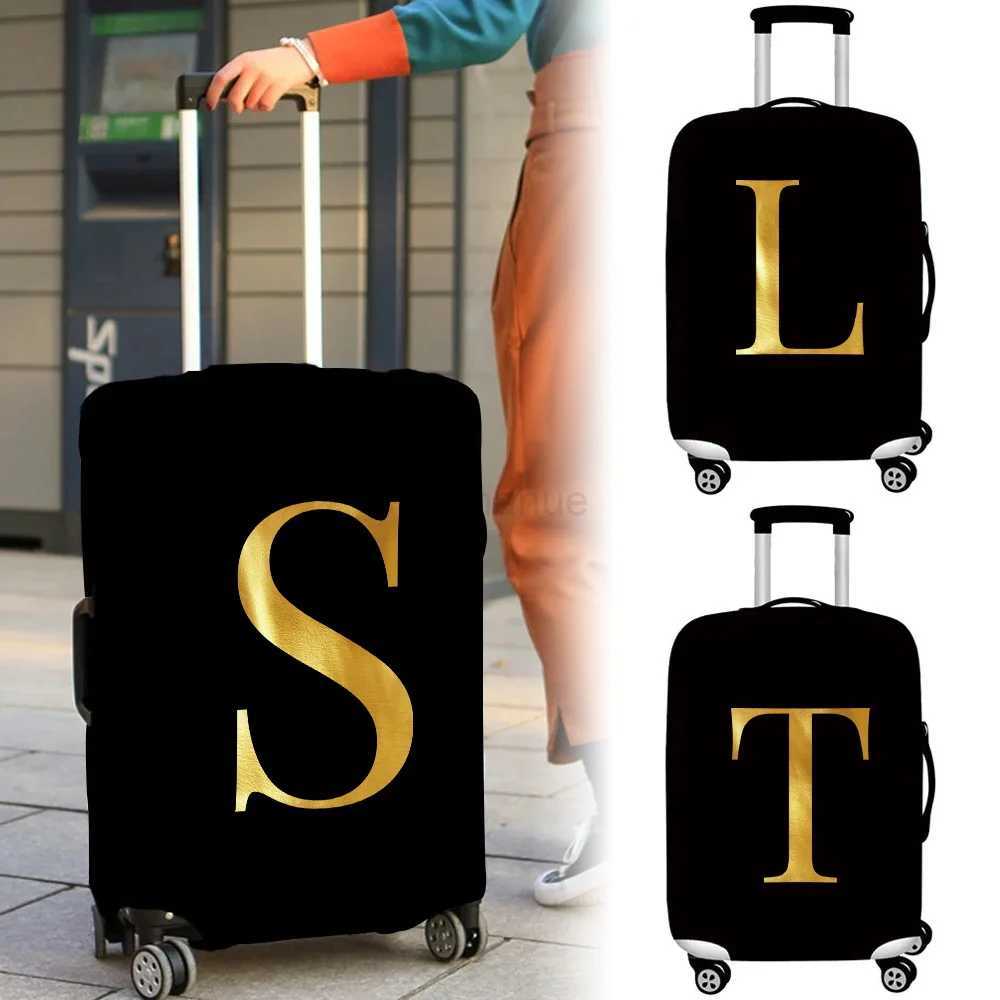 Luggage Protective Cover Thick Elastic Luggage Protective Covers Dust Cover Anti-Scratch Protective Suitcase Cover Letter SeriesXJ240723