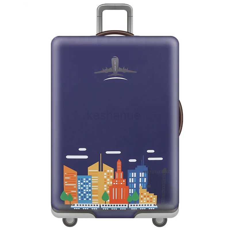 Luggage Protective Cover Suit 18-32 Inch Suitcase Dustproof Anti-scratch Elastic Protector Trolley Case Travel AccessoriesXJ240723