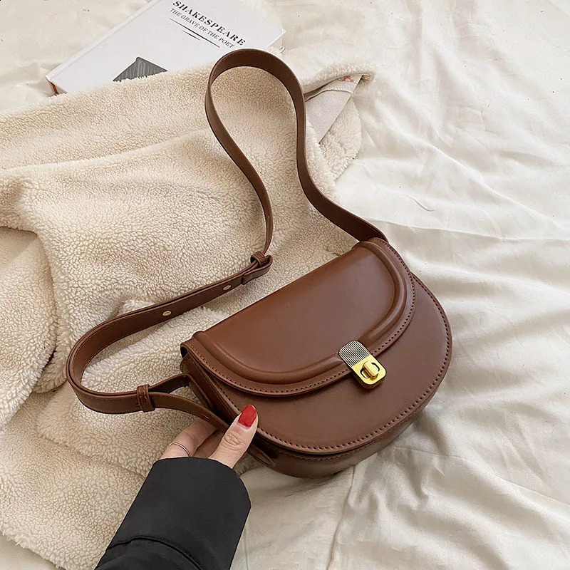 YOUDEYISI Saddle Bag Womens Bag Retro High-end Niche Messenger Shoulder Bag 240723