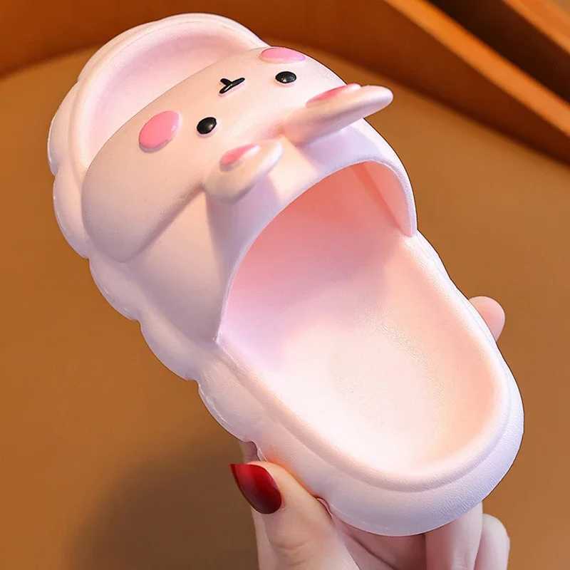 Slipper Childrens Slippers Kids Summer Girls Cartoon Bunny Non-Slip Soft Soles For Children Indoor Home Boys Toddler Baby SandalsL472F