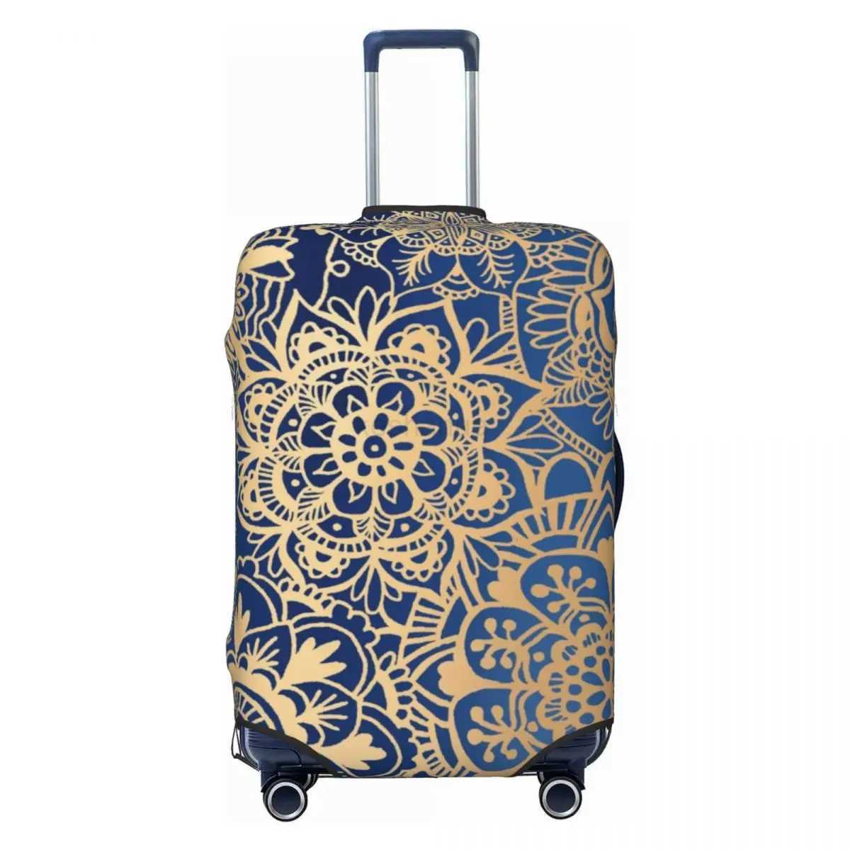 Mandala Suitcase Cover Floral Mystery Cruise Trip Flight Fun Luggage Supplies ProtectionXJ240723