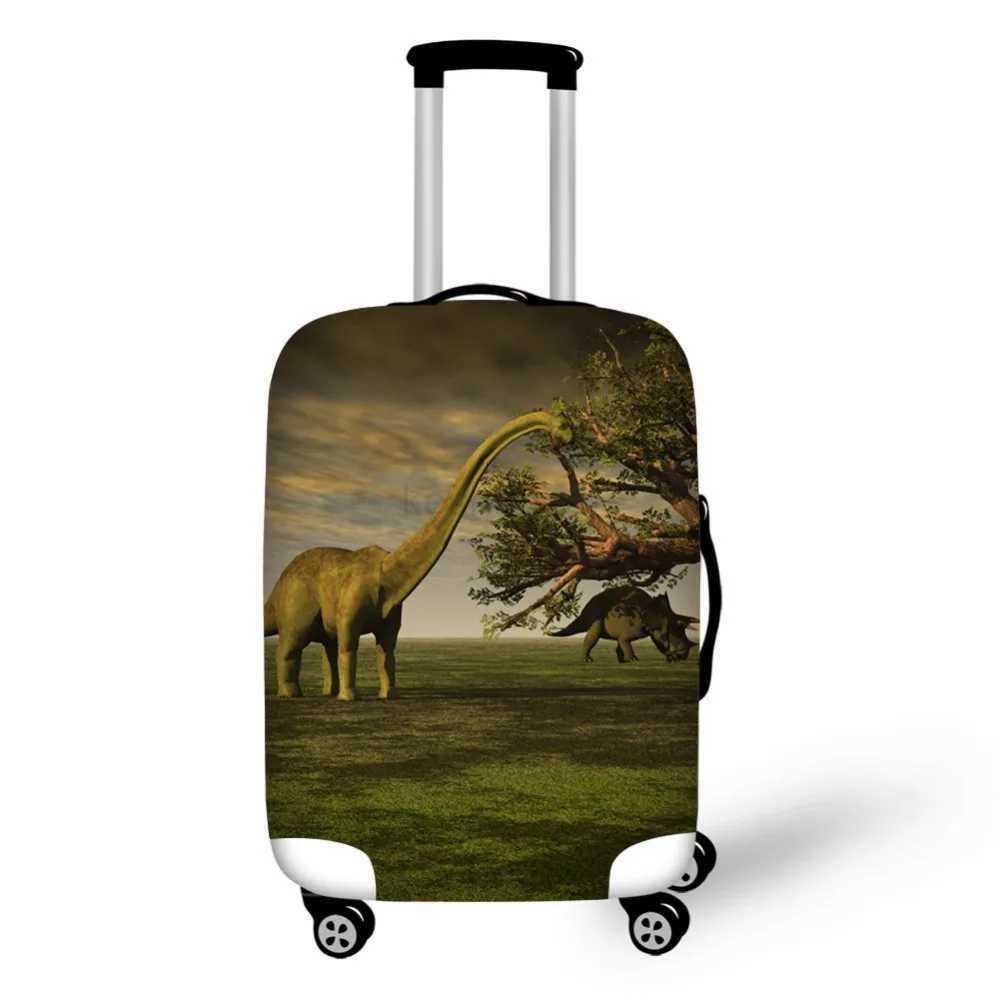 luggage travel suitcase Cover dinosaur Prints luggage Protective Cover Elastic Travel Accessories Trolley Case Cover With ZipperXJ240723