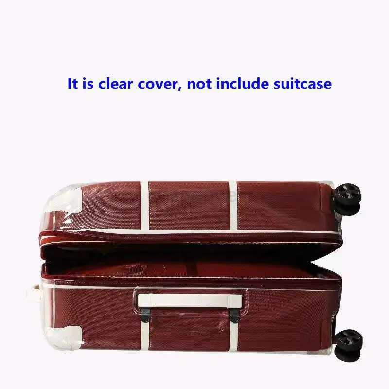 Transparent Cover for Delsey Chatelet Air Suitcase Protector with Zipper Luggage Case Customized Not Include SuitcaseXJ240723