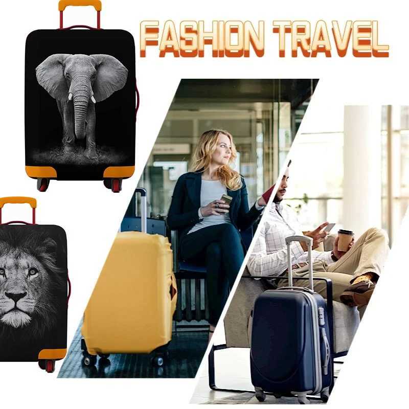 Thick Elastic Animal Luggage Protective Cover Zipper Suit For 18-32 inch Bag Suitcase Covers Trolley Cover Travel AccessoriesXJ240723