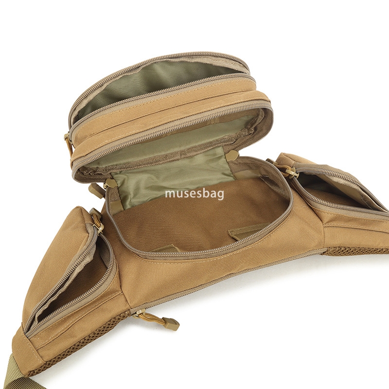 Tactical camouflage functional waist pack men's and women's satchel outdoor travel chest bag crossbody bag manufacturers spot