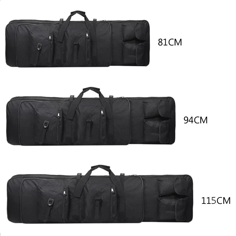 81cm 94cm 115cm Tactical Hunting Bag Army Airsoft Rifle Square Carry With Shoulder Strap Gun Protection Case Nylon Backpack 240716