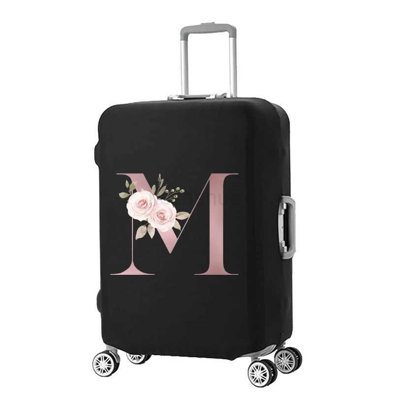 26 Pink Letters Suitcase Cover Protector Dust-proof Scratch Resistant Luggage Cover Apply To 18-32 Suitcase AccessoriesXJ240723