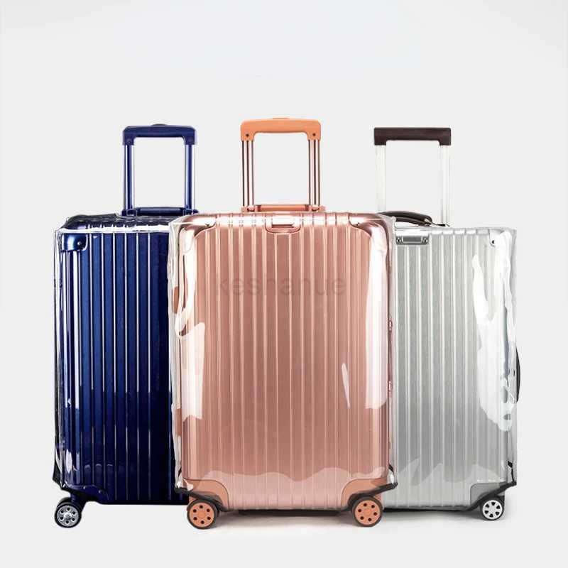 Transparent PVC Luggage Protective Cover Waterproof Suitcase Cover Travel Trolley Case Non-slip/Anti-fall/Scratchproof/DustproofXJ240723