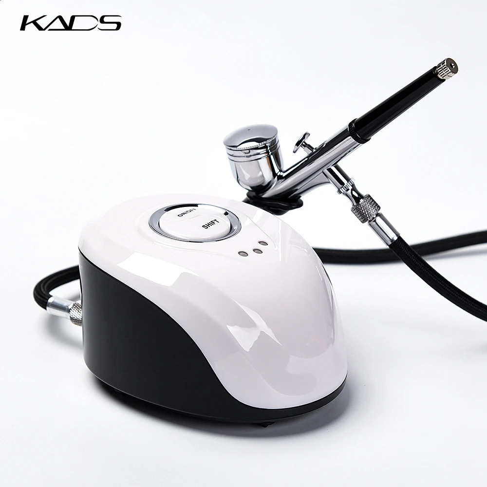 0.2mm 0.3mm 0.4mm Dual Action Airbrush Machine for Nails Spray Gun Air Compressor Kit for Painting Nail Art Make Up Air Brush 240716