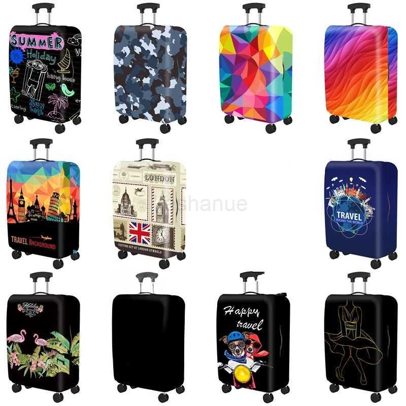 Thick Elastic World Map Luggage Protective Cover Zipper Suit For 18-32 inch Bag Suitcase Covers Trolley Cover Travel AccessoriesXJ240723