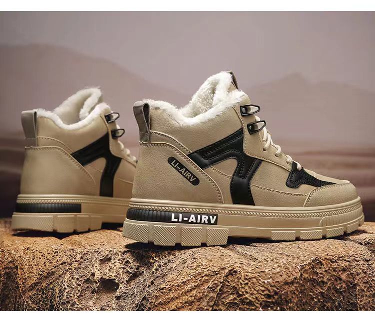 S Ddmysports Men Winter Leather Lightweight Casual Martin Boots Outdoor Shoes hoes