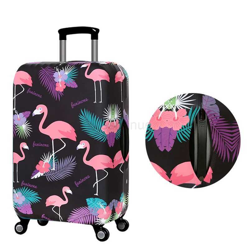 Luggage Cover Protector Dustproof Trolley Case Flamingo Cartoon Animal Travel Accessories Suitcase Cover Elastic ProtectiveXJ240723