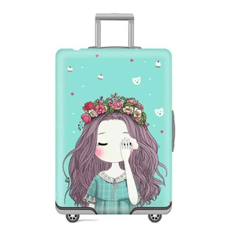 Trolley Suitcase Protective Luggage Cover 3D Cartoon Elastic Luggage Protective Cover19-32 Inch Suitcase Case Travel AccessoriesXJ240723