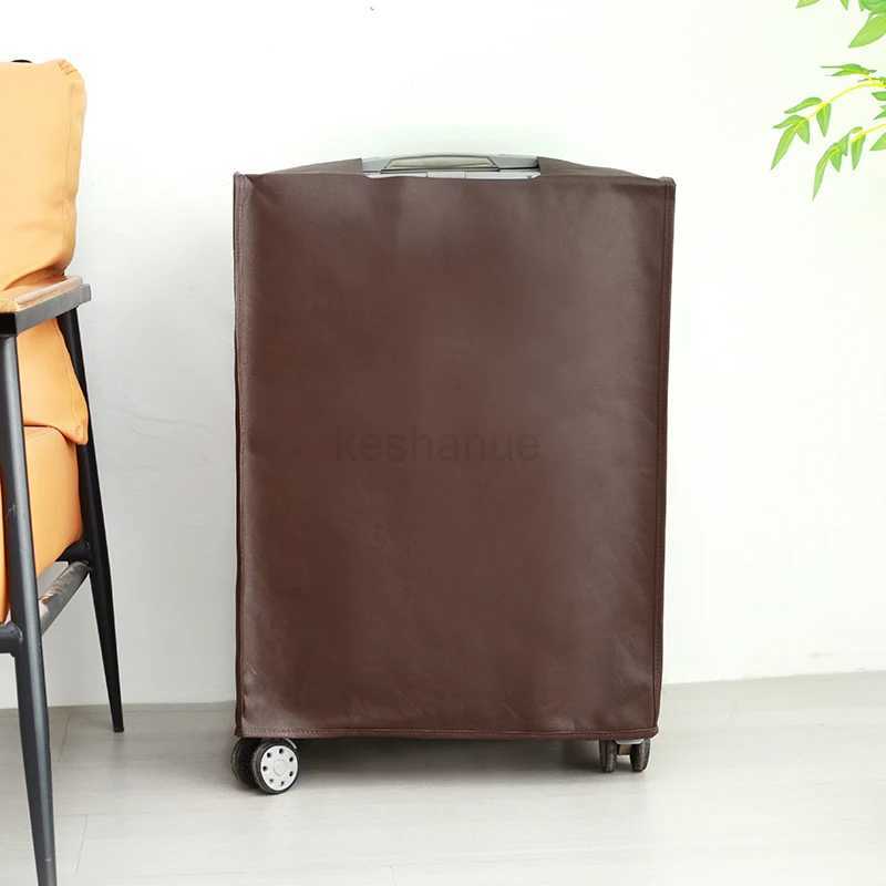 Luggage Cover Travel Suitcase Reusable Dust Proof Scratch Waterproof Protective Cover Non-woven Luggage Cover 2024 NewXJ240723