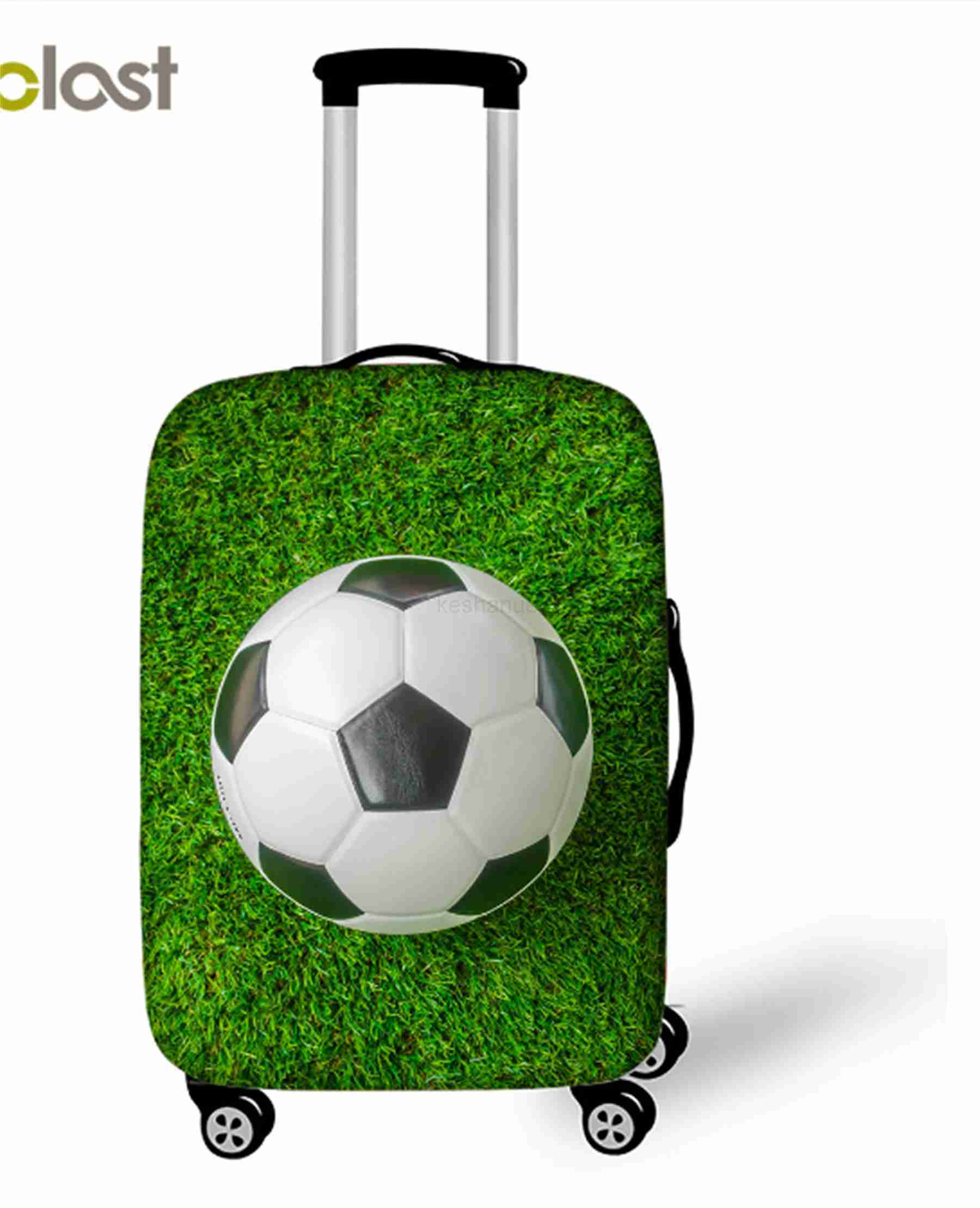 New Football Graphics Colour Graphics Pattern Suitcase Dust Waterproof Cover Unisex Pull Rod Box Protective CoverXJ240723