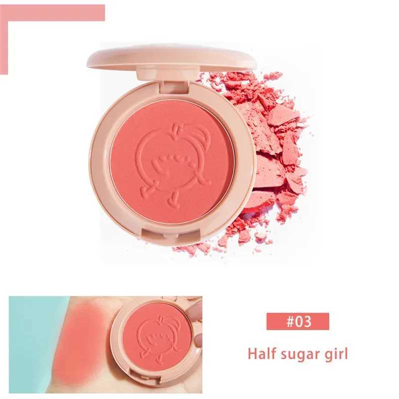 New 6 Colors B Makeup Palette Mineral Powder Red Rouge Lasting Natural Cream Cheek Tint Orange Peach Pink B CosmeticXJ241225