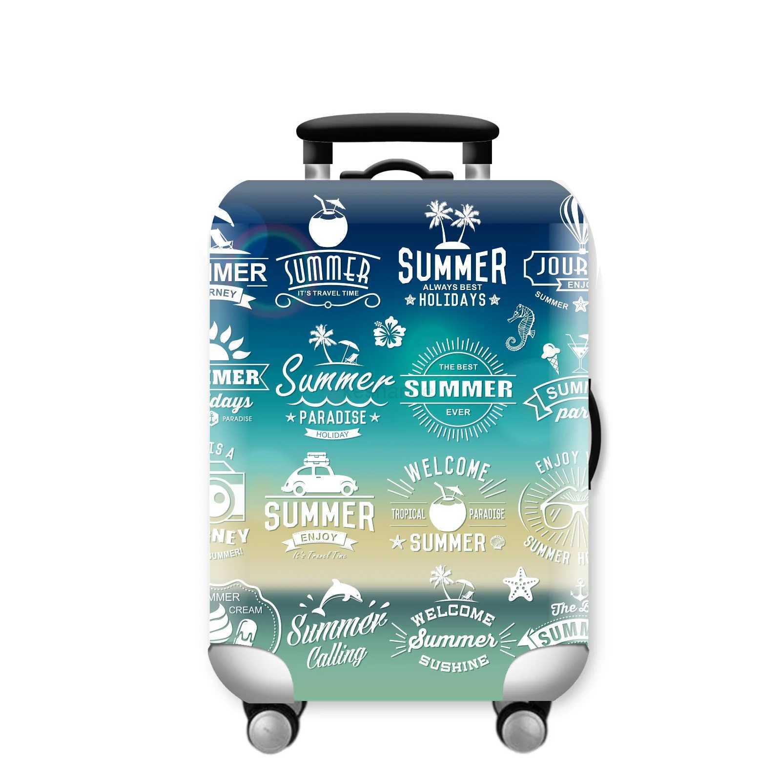 2024 New Elastic Luggage Protective Cover Travel Suitcase Cover For 18-32 inch Luggages Cover Travel AccessoriesXJ240723