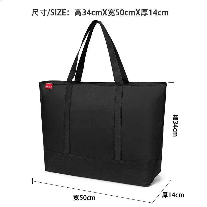Mens Handbag Japanese Oxford Cloth Fashion Shoulder Bag y ner Large Student Black Casual 240826