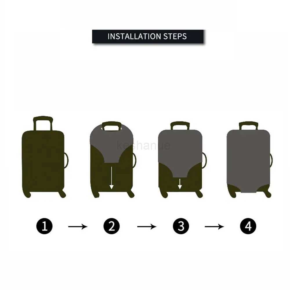 High Quality Protective Elastic Milk Silk Suitcase Luggage Cover Trolley Cover Travel AccessoriesXJ240723