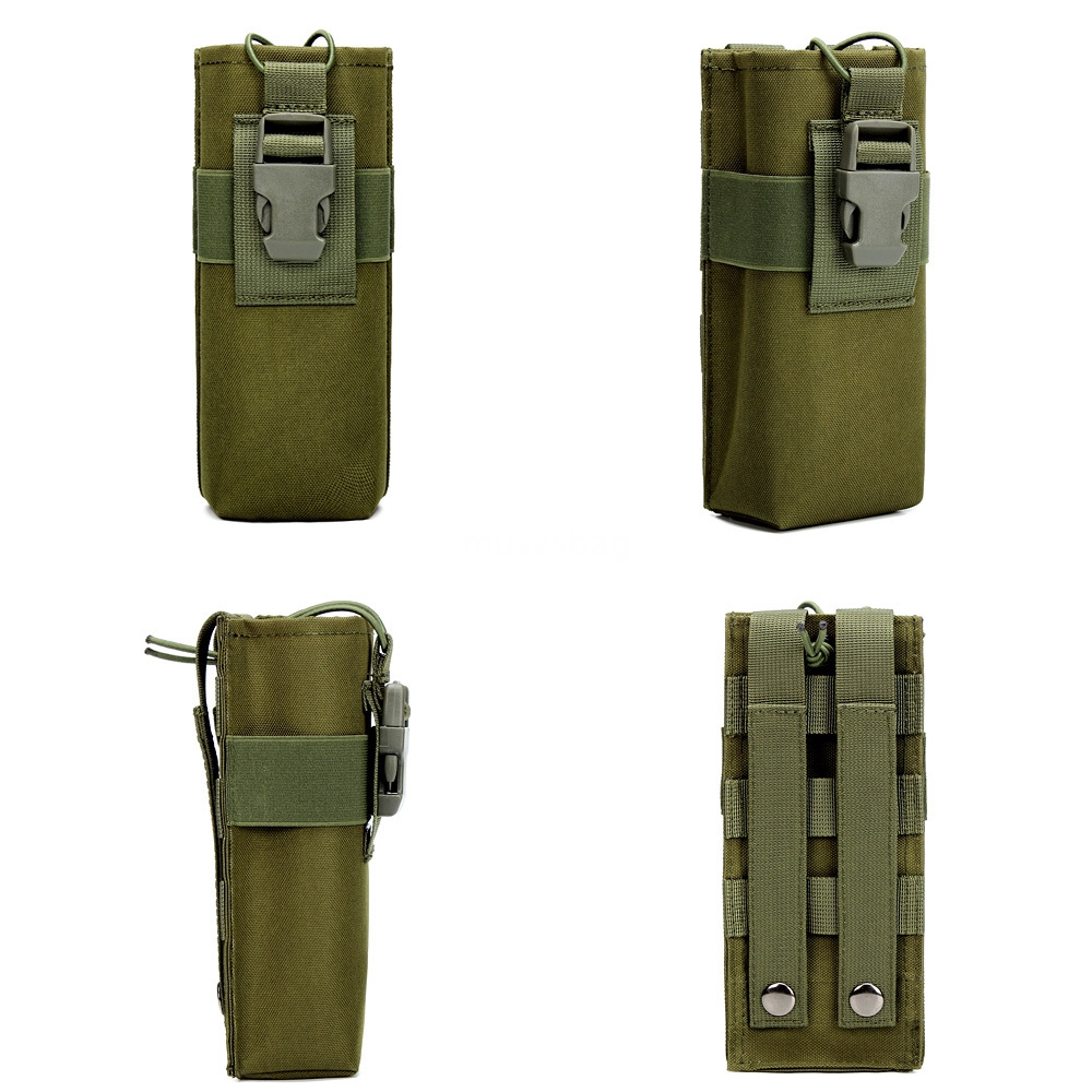 New tactical simulation cs equipment walkie-talkie bag umbrella water bottle storage Army camouflage small hanging bag wholesale