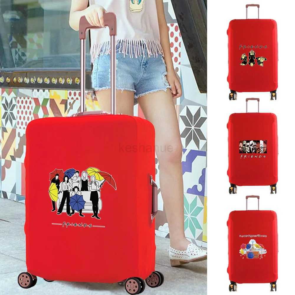 Luggage Case Dust-proof Thicken Travel Accessory Cover Friends Print Trolley Protective Cases Apply To18-28 Inch Suitcase CoversXJ240723