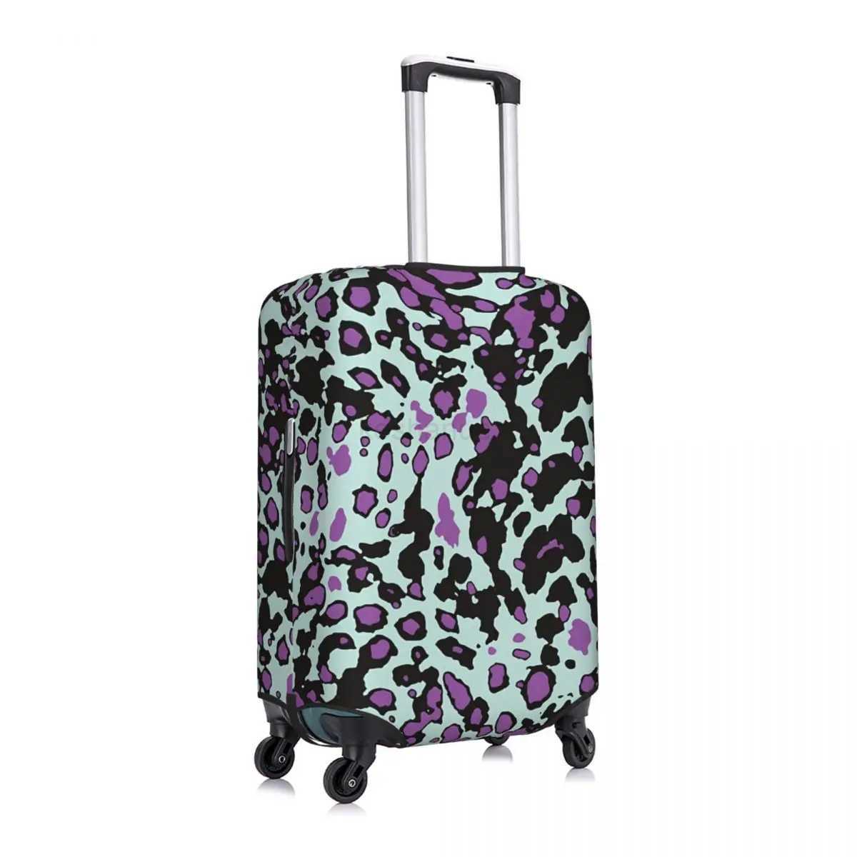Leopard Pattern Suitcase Cover Animal Cheetah Cruise Trip Protection Flight Fun Luggage Case Xmas GiftXJ240723