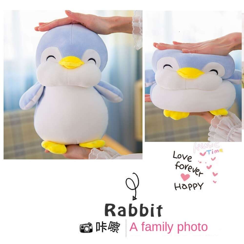 2555cm soft fat penguins plush stuffed cartoon animal doll fashion toy for kids baby lovely girls christmas birthday pillow