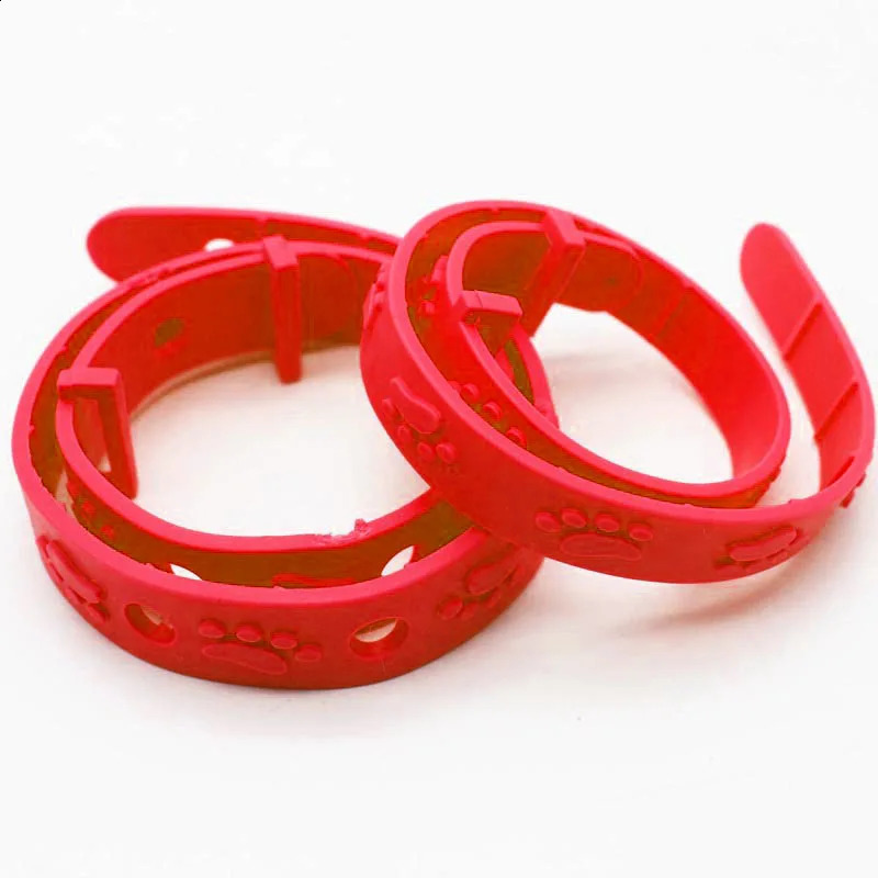 1/2/3pcs Pet Dog Cat Collars Anti Flea Tick Collar Anti-parasitic Necklace Outdoor Adjustable Pets In Vitro Deworming Collar Pet 240722