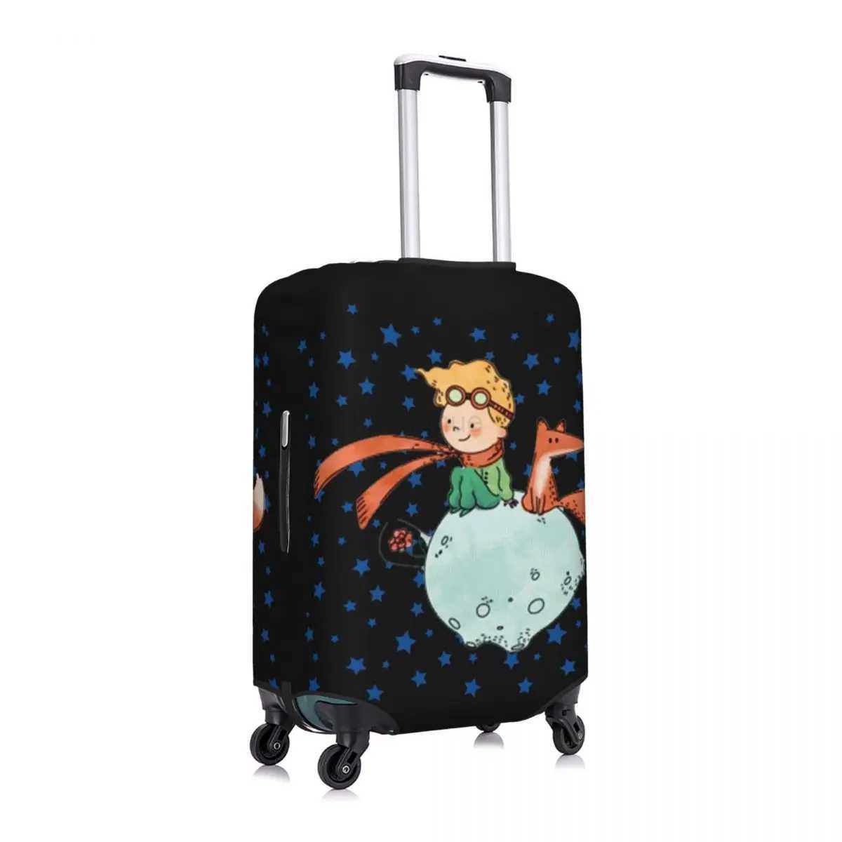 The Little Prince Suitcase Cover Vacation Childrens Book Time Travel Fun Luggage Supplies Travel ProtectorXJ240723