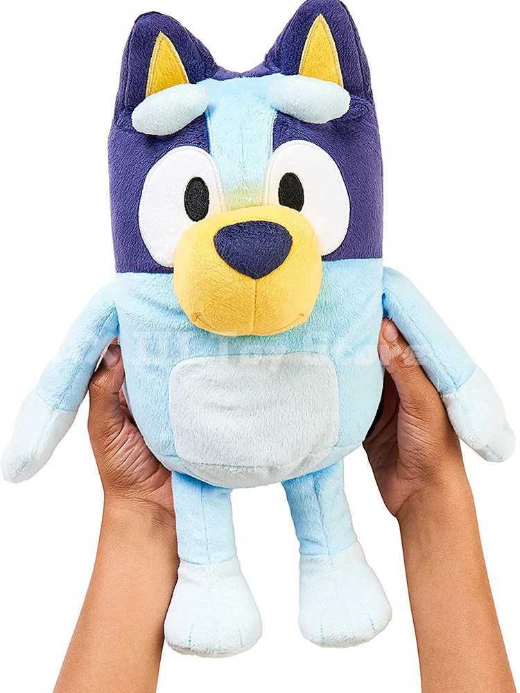 Stuffed Plush Animals Kawaii Anime Bluey Talking Plush Bingo Dog Music Characters Plush Toys Stuffed Animal Toys Childrens Holiday Gifts H240710