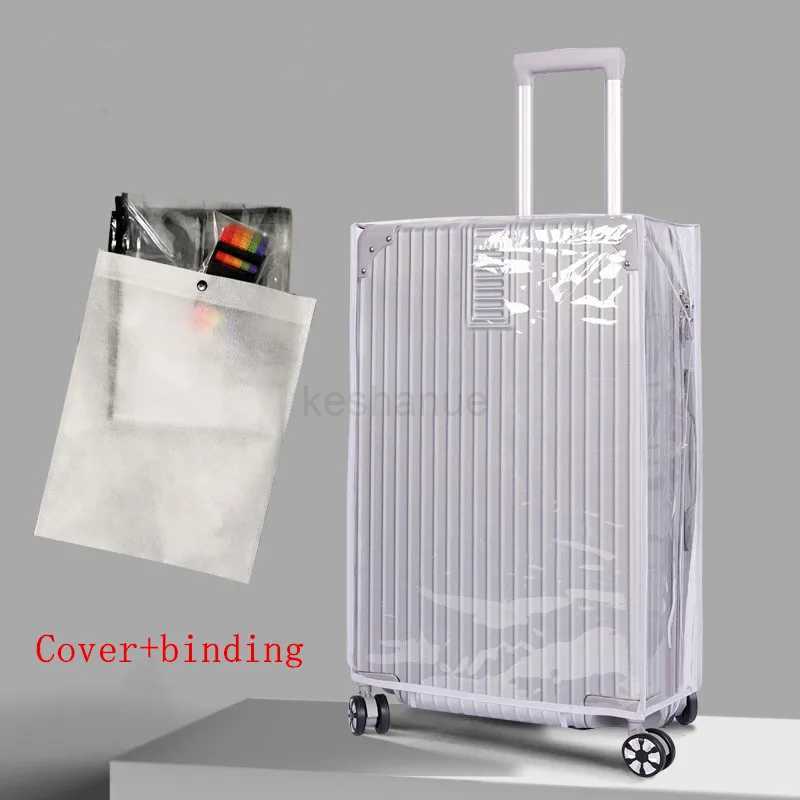 1PCS Transparent Suitcase Protective coversize 28 inchesPVC Waterproof Luggage CoverXJ240723