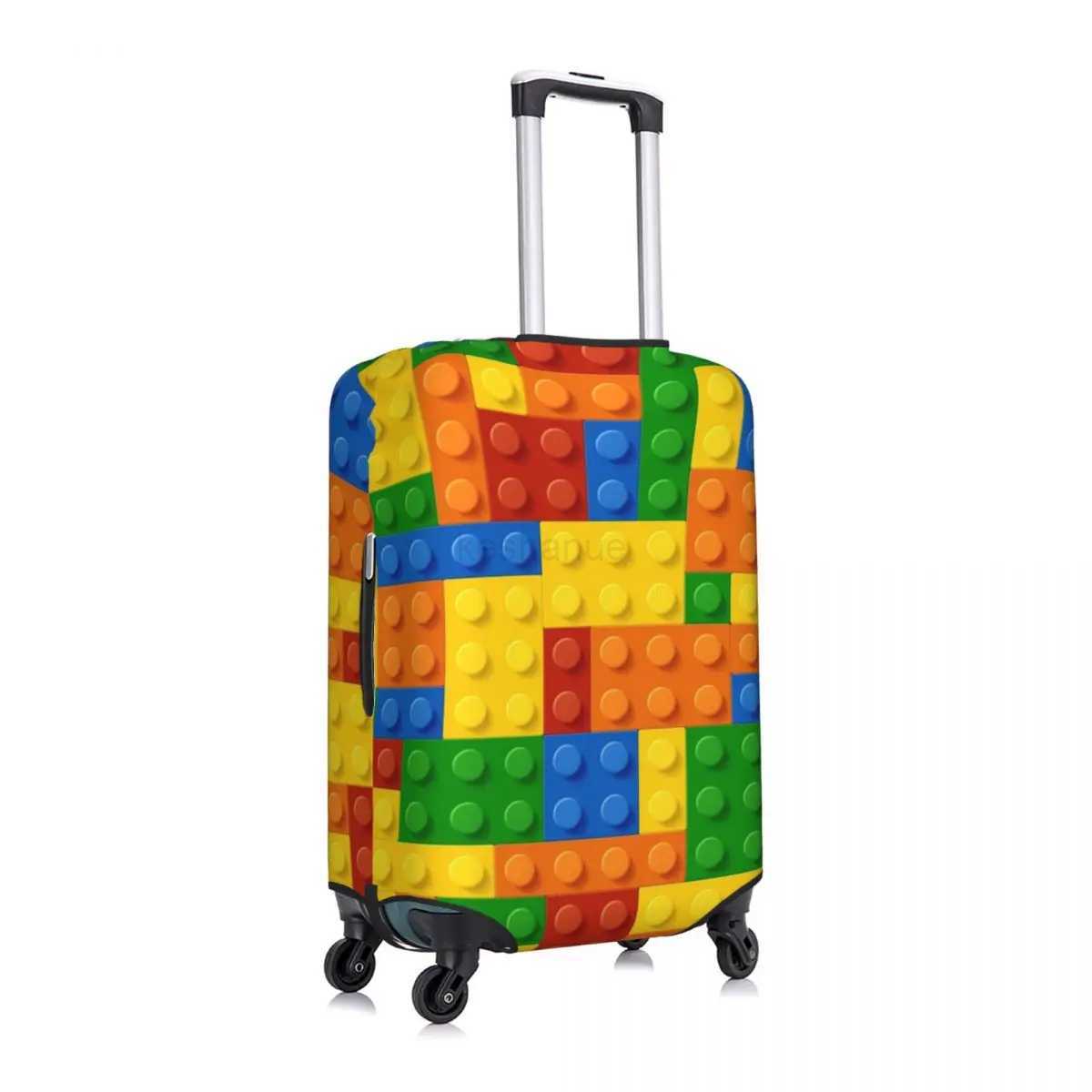 Building Blocks Printed Suitcase Cover Construction Brick Practical Business Protector Luggage Accesories VacationXJ240723