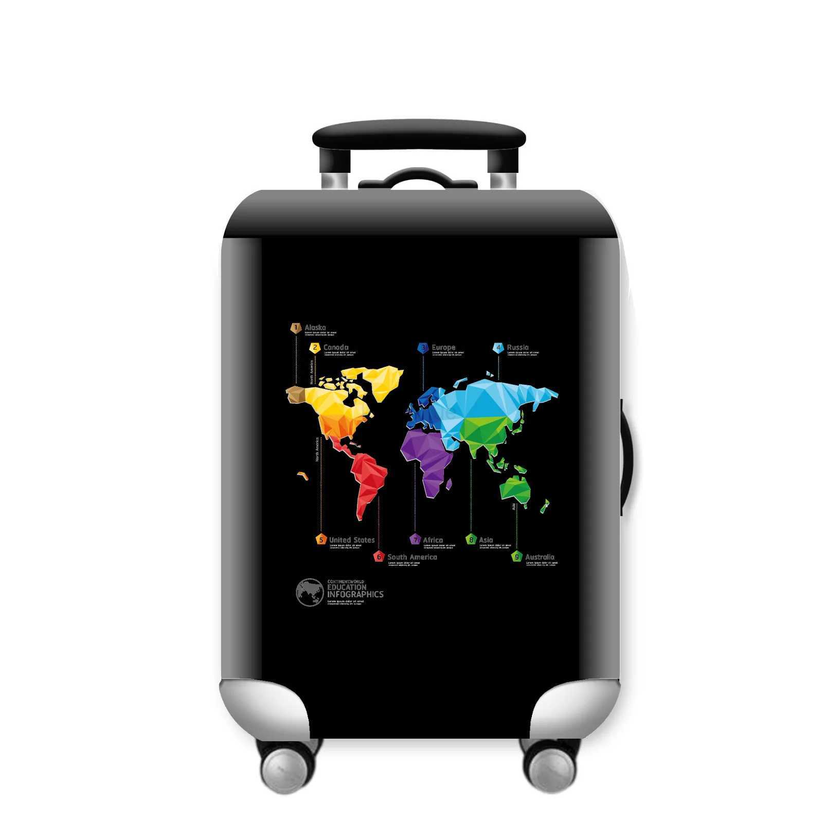 2024 New Elastic Luggage Protective Cover Travel Suitcase Cover For 18-32 inch Luggages Cover Travel AccessoriesXJ240723