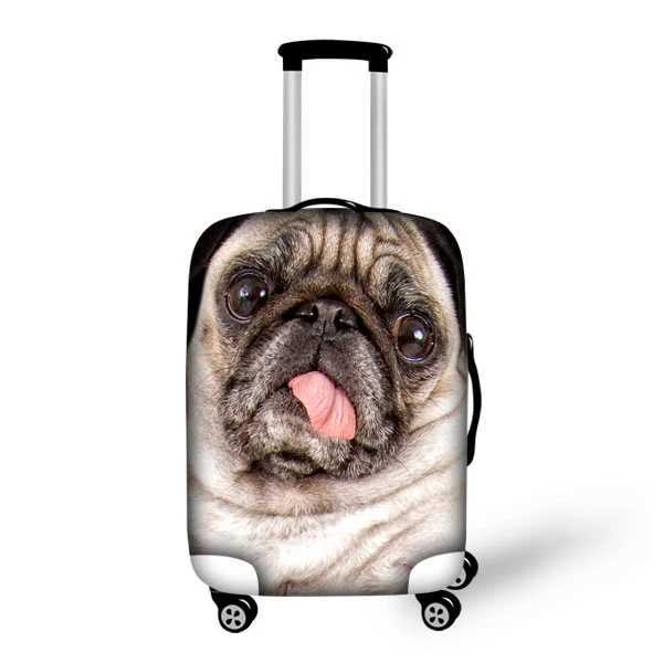 3d Animal Dog Dolphin Cat Horse Print Luggage Covers Waterproof 18-32inch Travel Suitcase Cover Trolley Case CoverXJ240723