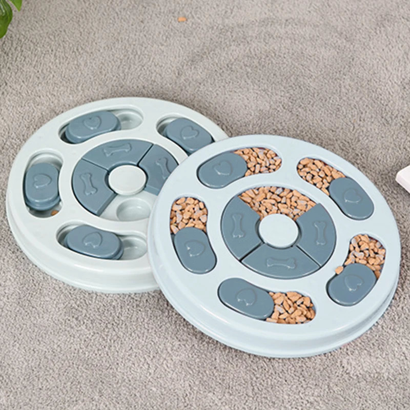 Pet Feeder Dog Educational Toys Increase Puppy Intellectual Food Dispenser Interactive Feeding Slow For Choking Training Bowl