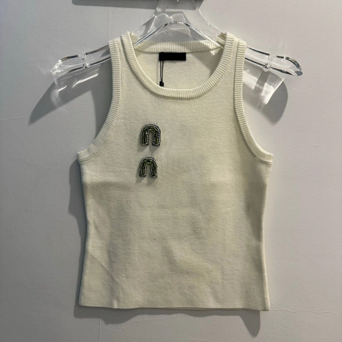 Women's Vest Designer Shirts Fashion women vest Sexy Halter Tee Party Fashion Crop Top Luxury Embroidered T Shirt Spring Summer Backless Vest Prades woven#22