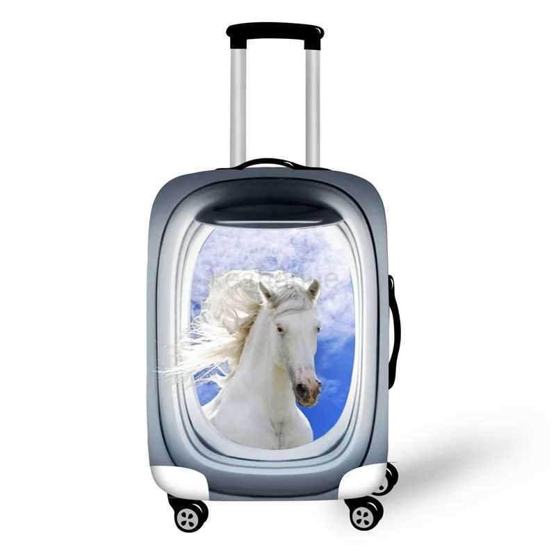 18-32 Inch 3D Animals Travel Luggage Protective Covers Travel Accessories Women Pet Suitcase Cover trolley case baggage coversXJ240723