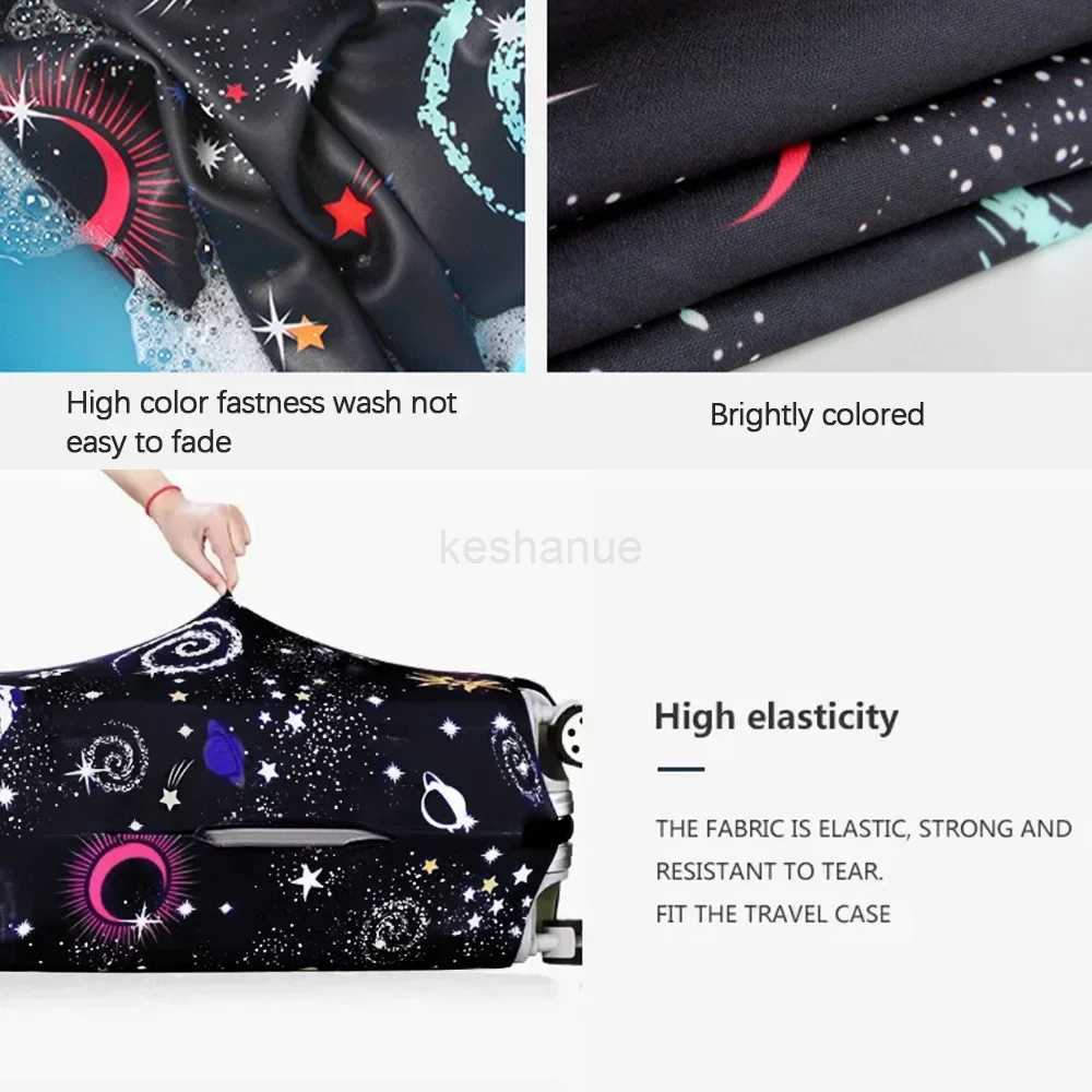 Luggage Cover Stretch Fabric Suitcase Protector Baggage Dust Case Cover Suitable for18-32 Inch Suitcase Case Travel accessoriesXJ240723